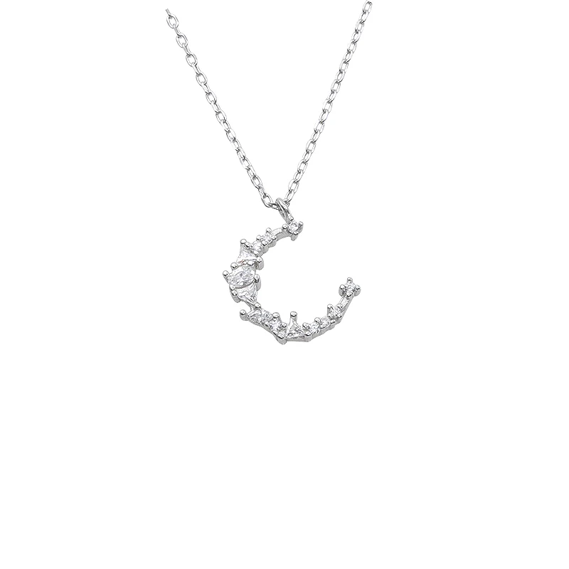 925 sterling silver full diamond moon necklace women light luxury simple niche design pendant clavicle chain senior cold wind
925 sterling silver full diamond moon necklace women light luxury simple niche design pendant clavicle chain senior cold wind