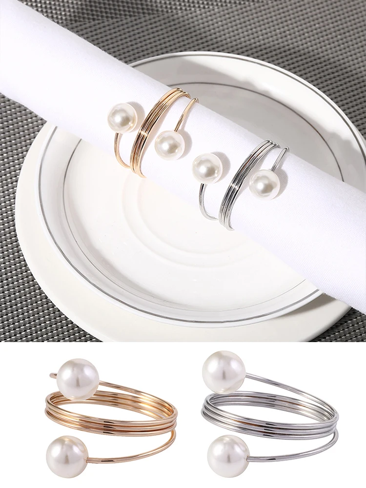 1pcs Imitation Pearls Napkin Rings Wedding Party Holiday Dinner Decoration Table Napkin Holders
1pcs Imitation Pearls Napkin Rings Wedding Party Holiday Dinner Decoration Table Napkin Holders