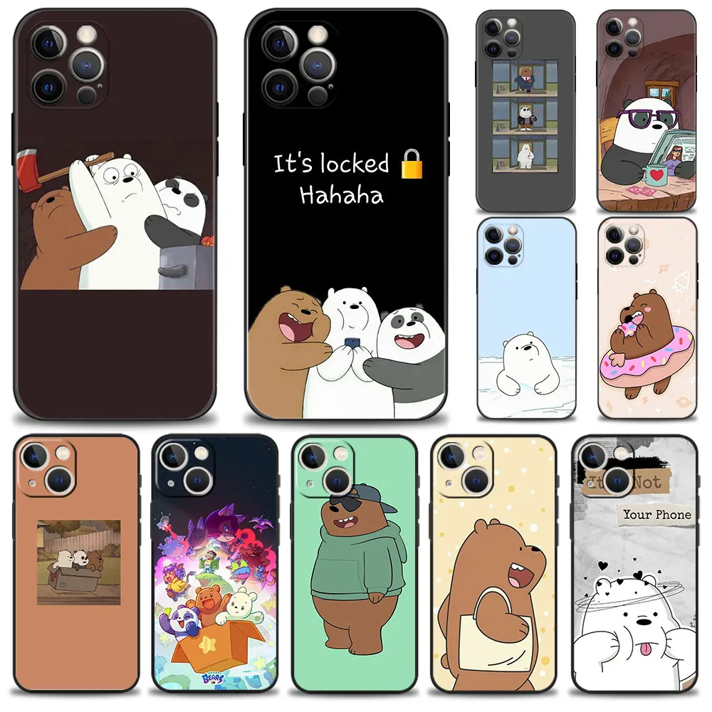 Soft Silicone Cover Phone Case For iPhone 14 13 12 11 Pro Max 6 6S 7 8 Plus X XS XR 12 13 Mini Shell Cartoon We Bare Bears
Soft Silicone Cover Phone Case For iPhone 14 13 12 11 Pro Max 6 6S 7 8 Plus X XS XR 12 13 Mini Shell Cartoon We Bare Bears