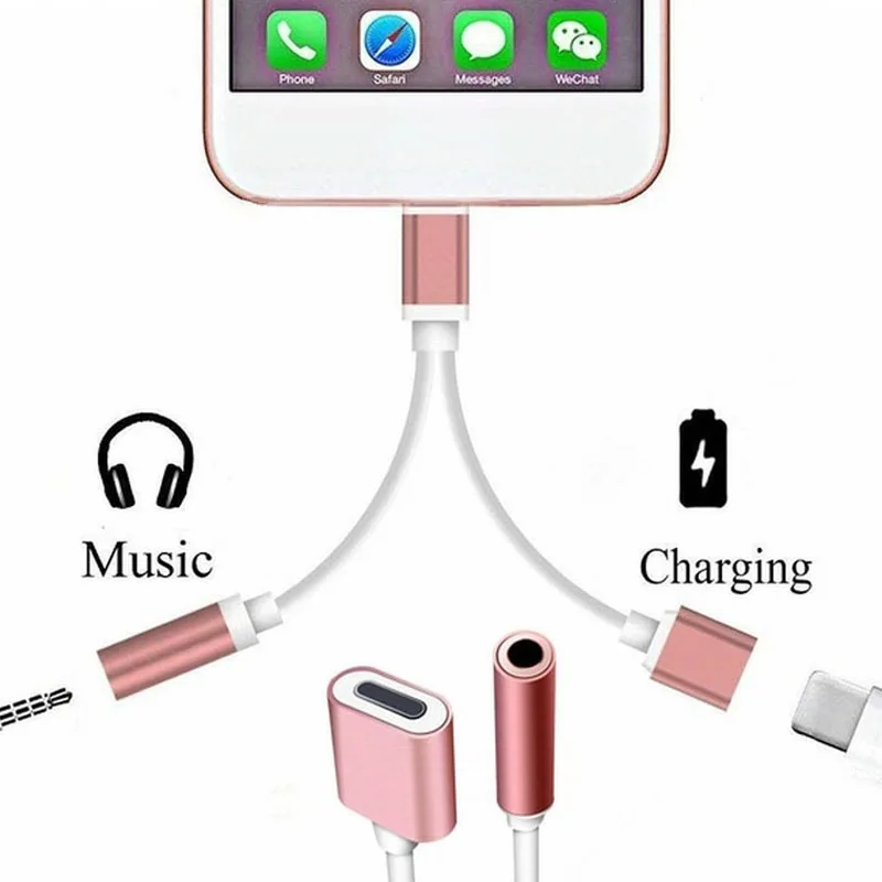 2 In 1 Lighting To 3.5mm Jack Headphone Aux Cable & Charging Splitter Adapter for IPhone 11 12 13 Pro Max Mini XS XR X Conector
2 In 1 Lighting To 3.5mm Jack Headphone Aux Cable & Charging Splitter Adapter for IPhone 11 12 13 Pro Max Mini XS XR X Conector