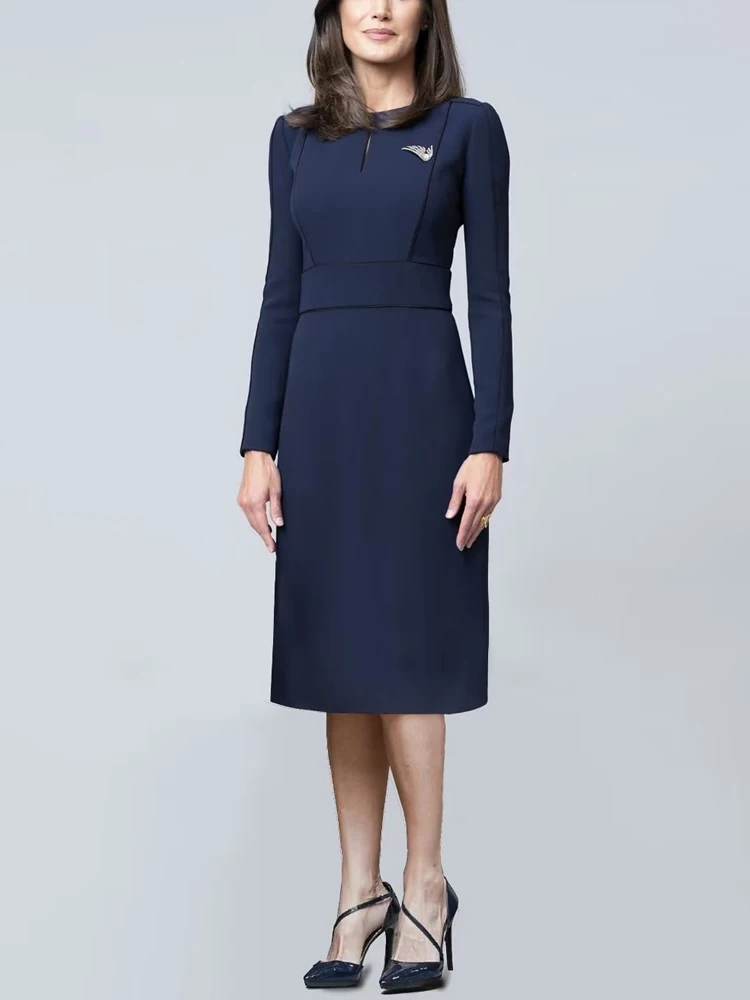 Princess New Designer Fashion Spring Autumn High Quality Women's Vintage Elegant Casual Party Long Sleeve High Street Slim Dress
Princess New Designer Fashion Spring Autumn High Quality Women's Vintage Elegant Casual Party Long Sleeve High Street Slim Dress