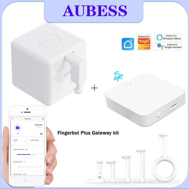 Adaprox Tuya Smart Fingerbot Plus Wireless Switch Bot APP Control Pusher Bluetooth Remote Pushing Device Voice Control For Alexa
Adaprox Tuya Smart Fingerbot Plus Wireless Switch Bot APP Control Pusher Bluetooth Remote Pushing Device Voice Control For Alexa
