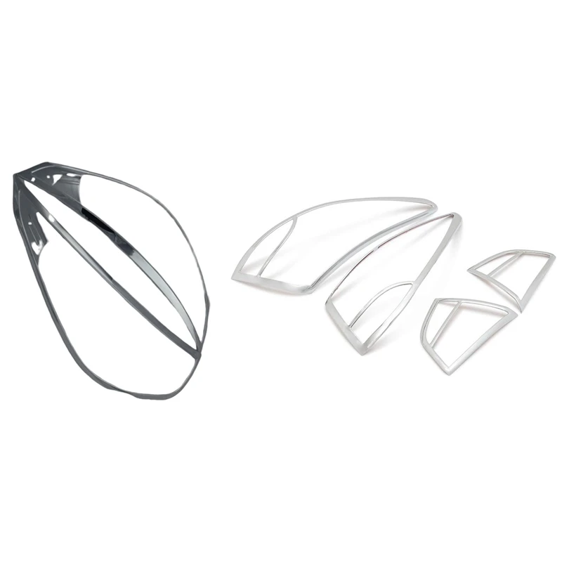 4Pcs ABS Chrome Rear Taillight Lamp Hood Decoration Cover & 2Pcs ABS Chrome Front Light Lamp Cover Headlight Covers
4Pcs ABS Chrome Rear Taillight Lamp Hood Decoration Cover & 2Pcs ABS Chrome Front Light Lamp Cover Headlight Covers