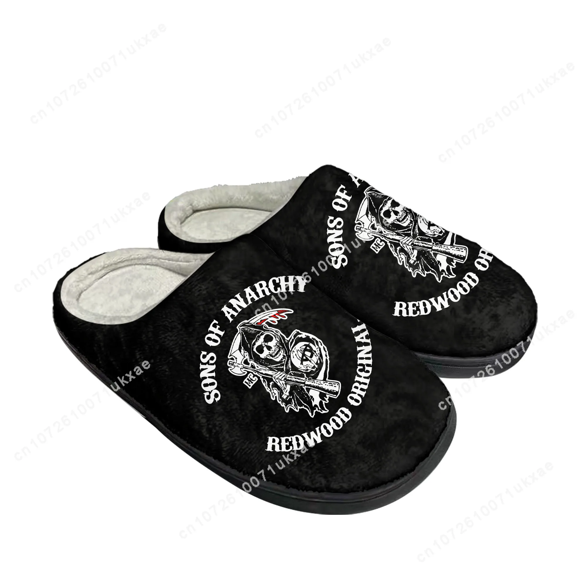 Sons of Anarchy SOA Home Cotton Slippers Mens Womens Plush Bedroom Casual Keep Warm Shoes Thermal Indoor Slipper Customized Shoe
Sons of Anarchy SOA Home Cotton Slippers Mens Womens Plush Bedroom Casual Keep Warm Shoes Thermal Indoor Slipper Customized Shoe
