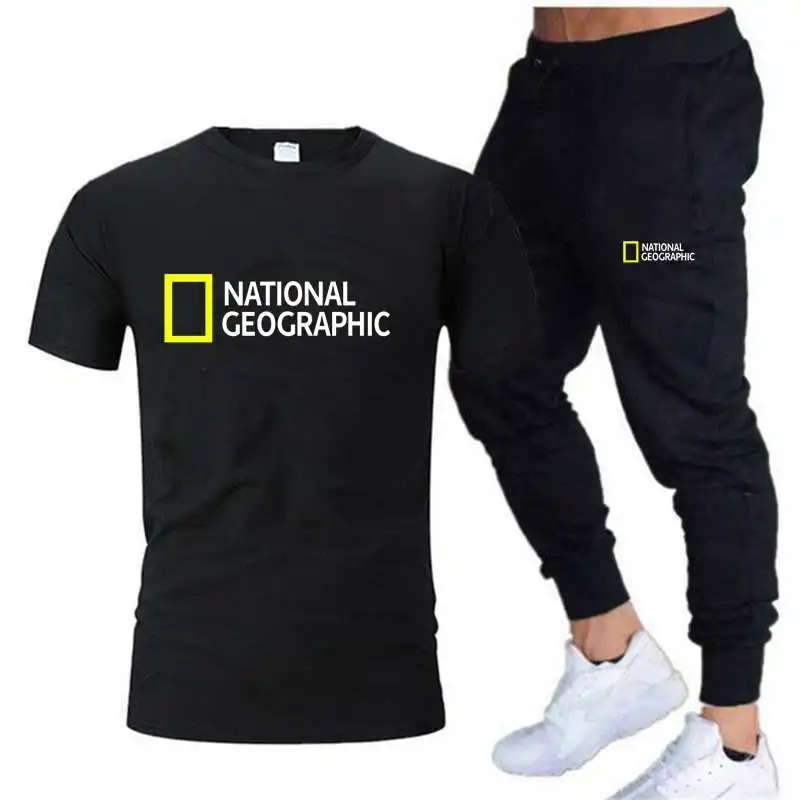 2023 Summer Men's Sports Suit Printed Two-piece Men's Cotton Short Sleeve T-shirt + Trousers Men's Sports Running Clothes
2023 Summer Men's Sports Suit Printed Two-piece Men's Cotton Short Sleeve T-shirt + Trousers Men's Sports Running Clothes