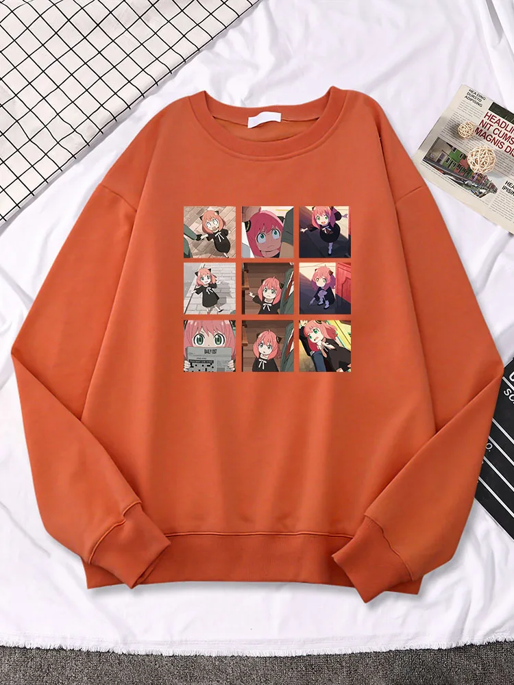 Spy X Family Cute Anya Nine Grid Printed Women Hoody Fashion Personality Pullovers Fleece O-Neck Hoodies Casual Female Clothing
Spy X Family Cute Anya Nine Grid Printed Women Hoody Fashion Personality Pullovers Fleece O-Neck Hoodies Casual Female Clothing
