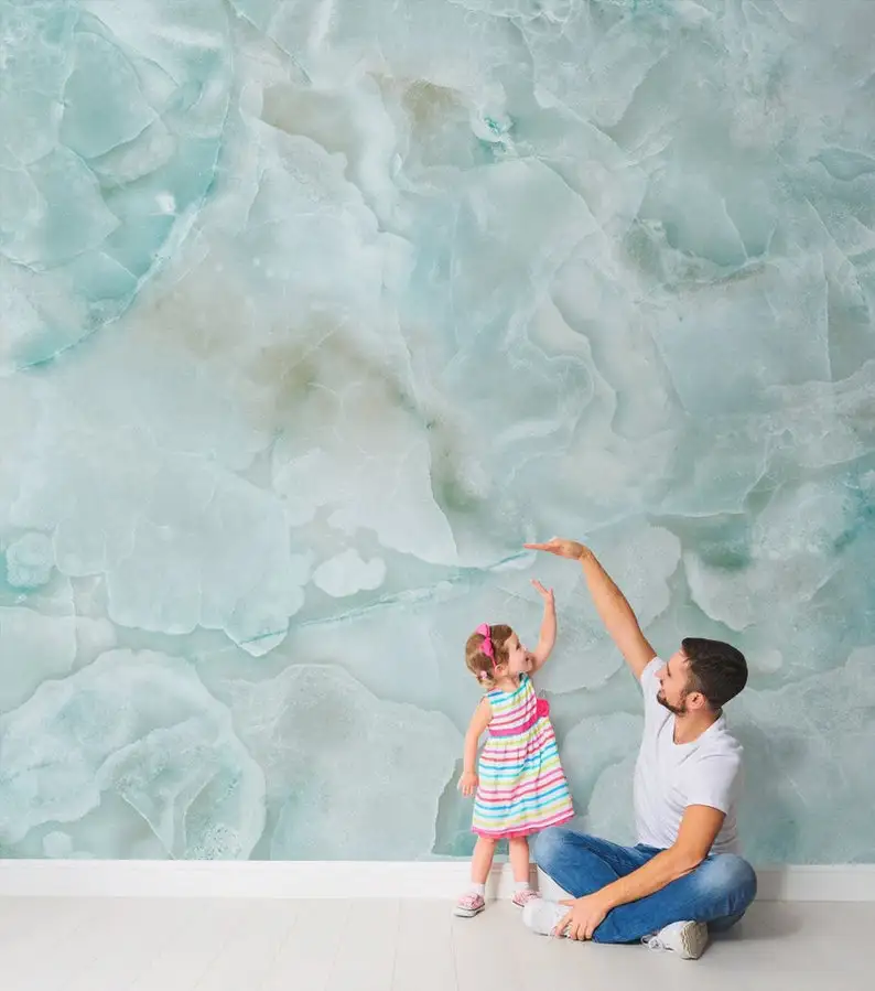 Light turquoise color abstract marble wall mural | self-adhesive wallpaper, removable, peel & stick wall mural, wall decor
Light turquoise color abstract marble wall mural | self-adhesive wallpaper, removable, peel & stick wall mural, wall decor