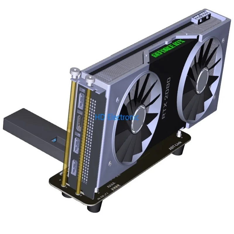 Graphics card external PCIe x16 Thunderbolt 3 PCI-e 16x TB3 extension cable PCI-Express eGPU Adapter notebook itx stx nuc
Graphics card external PCIe x16 Thunderbolt 3 PCI-e 16x TB3 extension cable PCI-Express eGPU Adapter notebook itx stx nuc