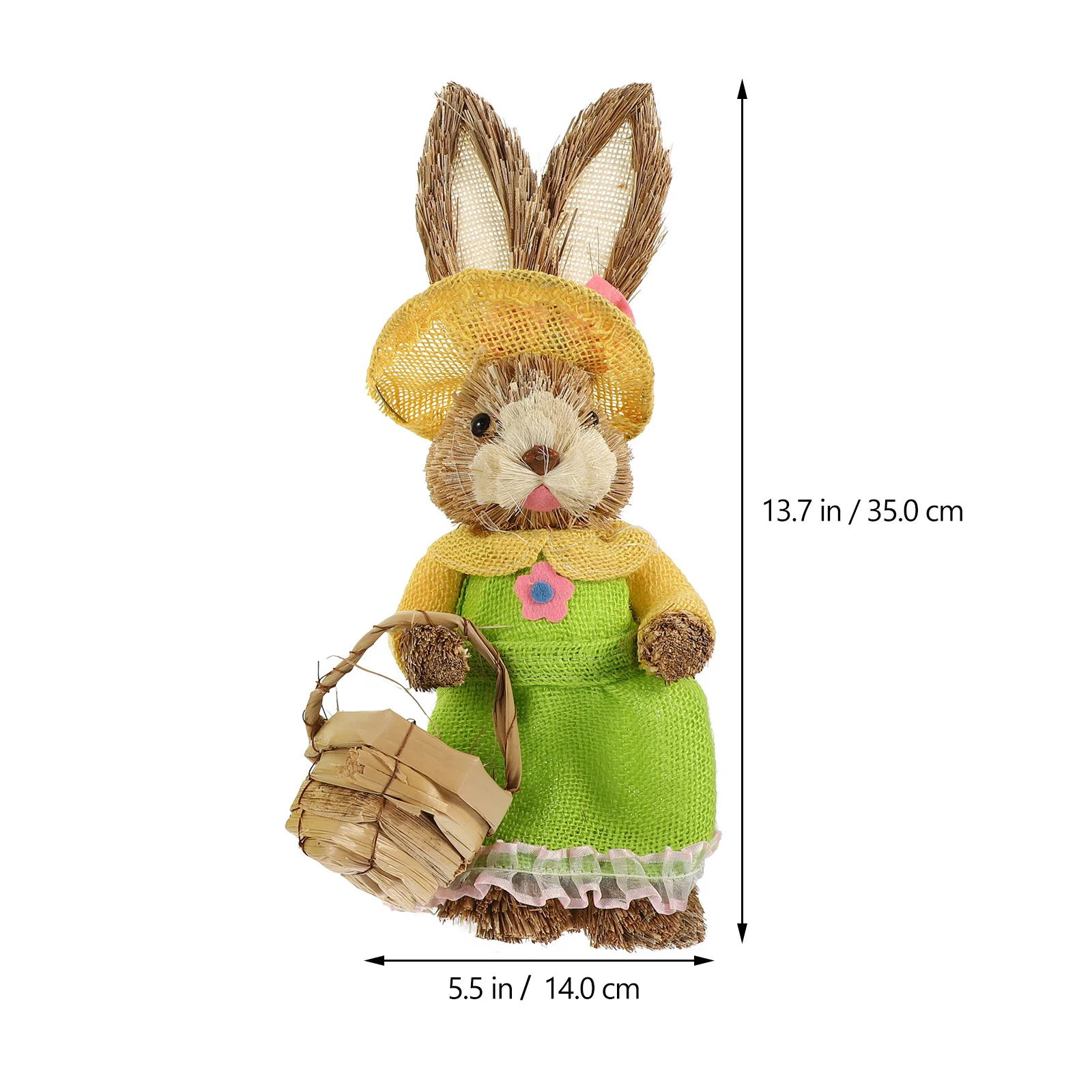 2 Pcs Handmade Straw Rabbit Bunny Figurine Hand Woven Rabbit Ornament Decorations Garden Animal Statue Cotton Easter Straw Bunny
2 Pcs Handmade Straw Rabbit Bunny Figurine Hand Woven Rabbit Ornament Decorations Garden Animal Statue Cotton Easter Straw Bunny