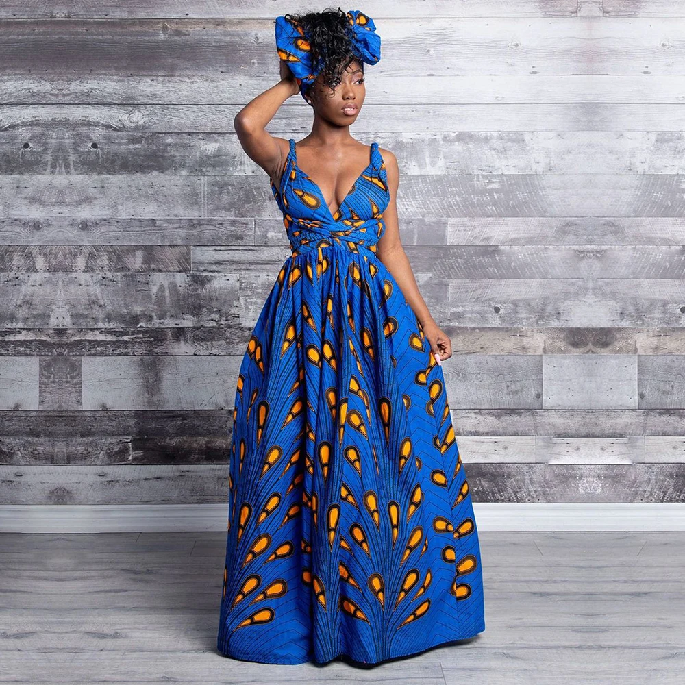 Ankara Dress For Women Fashion Dashiki Print African Clothes Ladies Summer Sexy Slit clothes Party European Clothing 2022
Ankara Dress For Women Fashion Dashiki Print African Clothes Ladies Summer Sexy Slit clothes Party European Clothing 2022