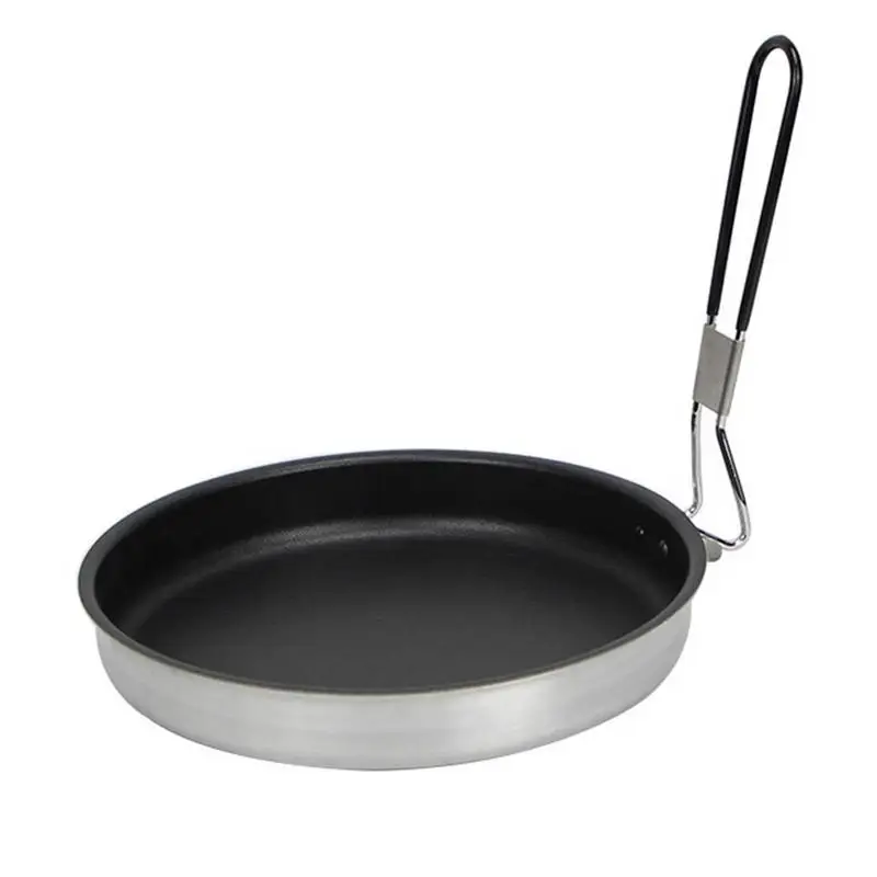 Nonstick Frying Pan Portable Alloy Non Stick Skillet With Foldable Handle 24cm Outdoor Cookware For Camping Hiking Picnic BBQ
Nonstick Frying Pan Portable Alloy Non Stick Skillet With Foldable Handle 24cm Outdoor Cookware For Camping Hiking Picnic BBQ