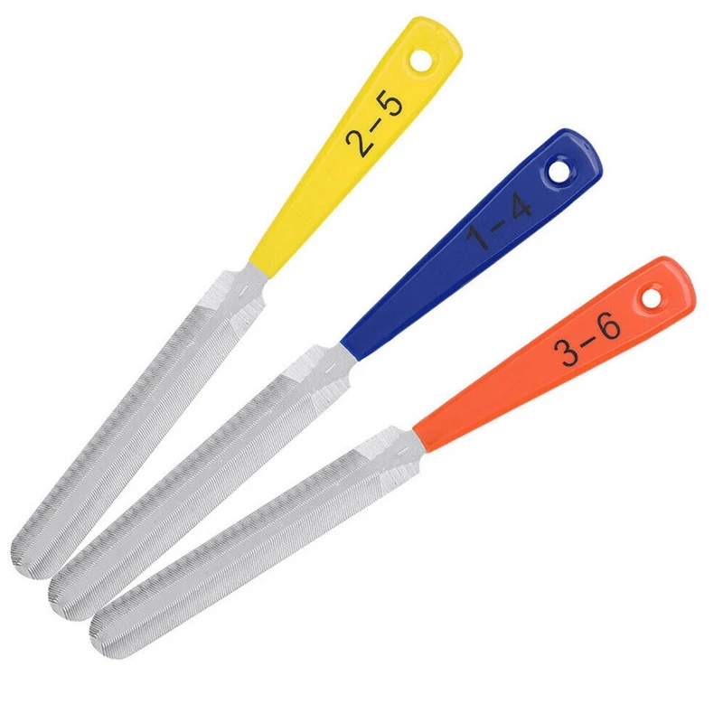 3-Pack Double Sided Guitar Nut Slotted Saddle File Luthier Guitar Steel Fret Nut File Guitar Bass Mandolin Repair Tool
3-Pack Double Sided Guitar Nut Slotted Saddle File Luthier Guitar Steel Fret Nut File Guitar Bass Mandolin Repair Tool