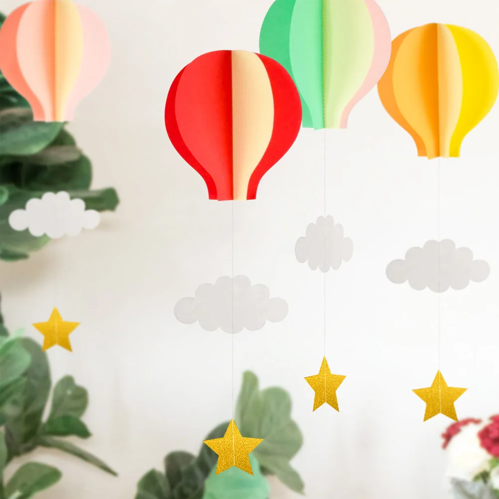 2Pcs Hot Air Balloon Decoration Maison Deco 3D Balloon Paper Cloud Hanging Decor Pendant For Baby Shower Birthday Mariage Deco
2Pcs Hot Air Balloon Decoration Maison Deco 3D Balloon Paper Cloud Hanging Decor Pendant For Baby Shower Birthday Mariage Deco