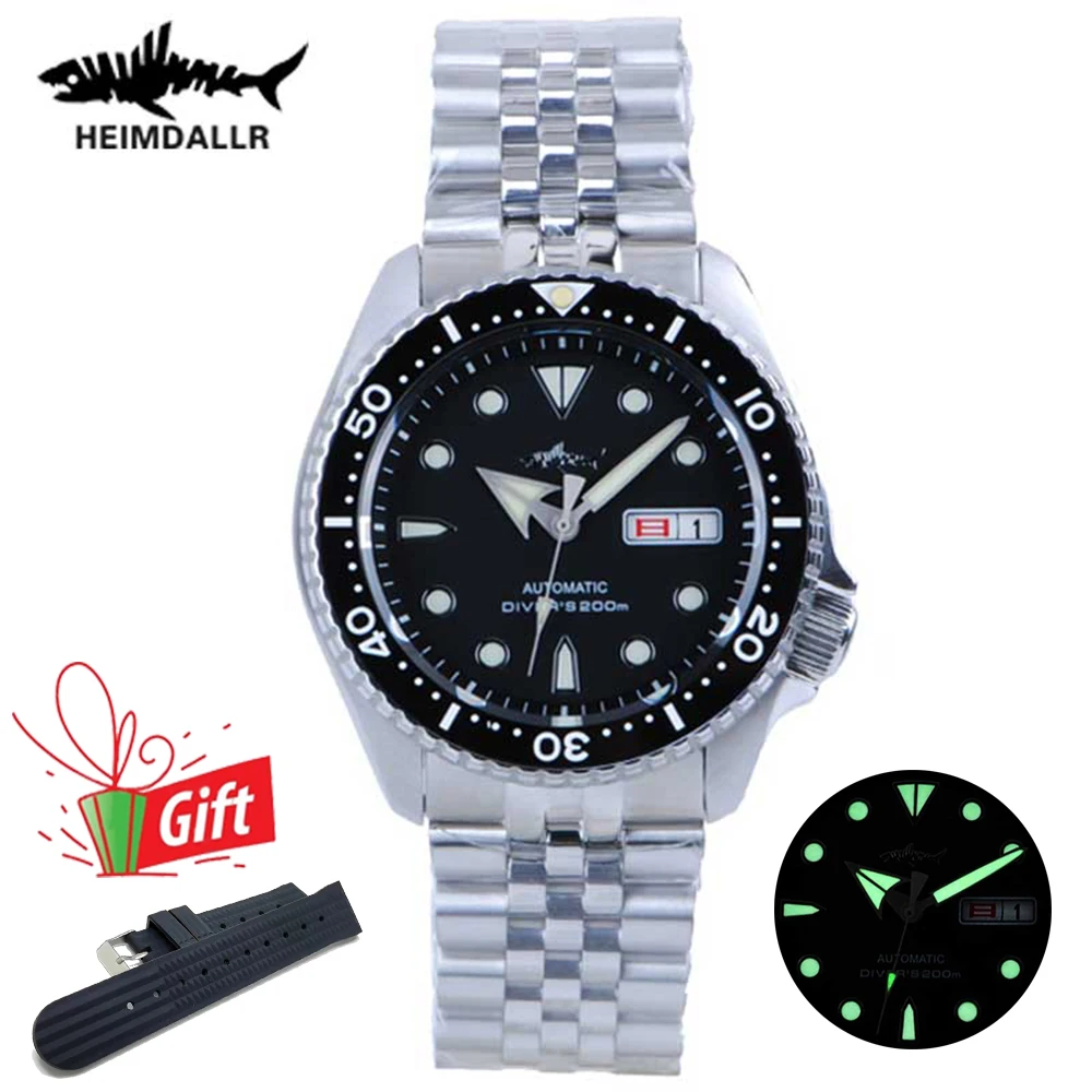 Heimdallr SKX007 Luxury Watch Men Sapphire Glass 20Bar Waterproof Luminous NH35 Automatic Mechanical Stainless Steel Dive Watch
Heimdallr SKX007 Luxury Watch Men Sapphire Glass 20Bar Waterproof Luminous NH35 Automatic Mechanical Stainless Steel Dive Watch