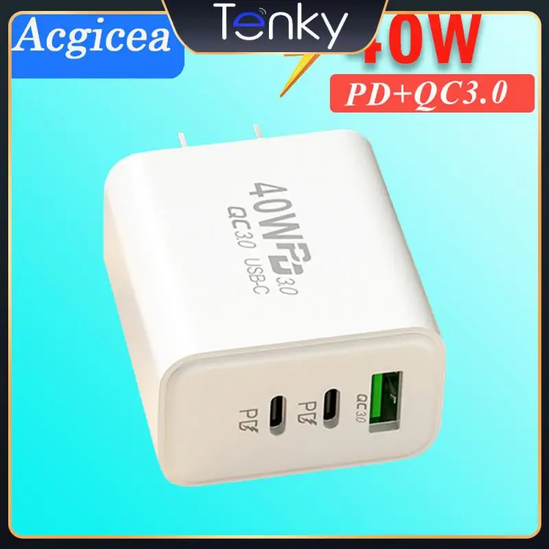 Qc3.0 Usb Charge Travel Charging Dual Pd Usb Fast Charging Head Type C Portable Wall Charger Adapter 40w Durable
Qc3.0 Usb Charge Travel Charging Dual Pd Usb Fast Charging Head Type C Portable Wall Charger Adapter 40w Durable