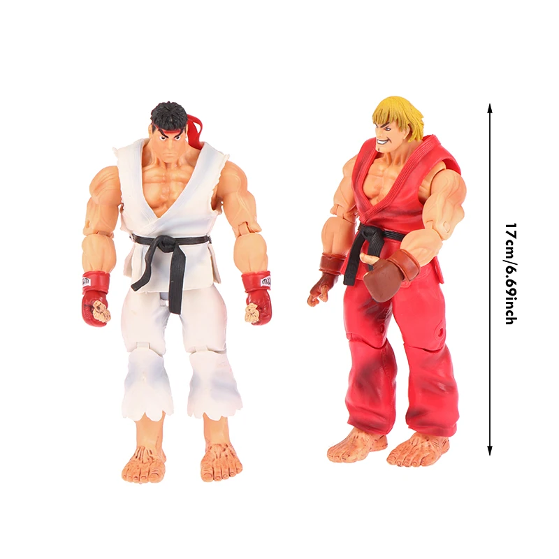 PVC Street Fighter Anime Action Figure Toys Cute Standing Hoshi Ryu Ken Masters Dolls Room Decor Birthday Gift For Boys
PVC Street Fighter Anime Action Figure Toys Cute Standing Hoshi Ryu Ken Masters Dolls Room Decor Birthday Gift For Boys