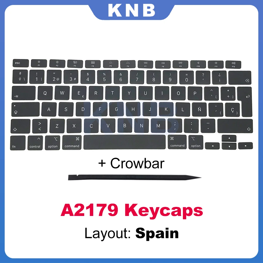 

New Laptop A2179 Spanish Key Keycaps Buttons Cap Keyboards Repair For Macbook Air Retina 13 " EMC 3302 2020 Year