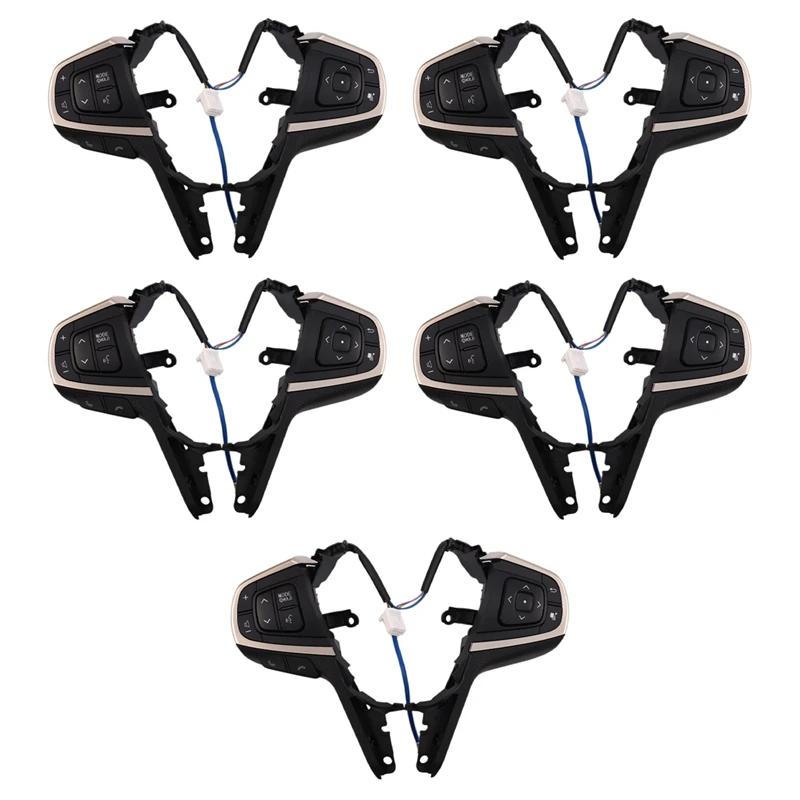 5X Car Multi-Function Steering Wheel Cruise Control Buttons Switch For Toyota Innova 2015-2019
5X Car Multi-Function Steering Wheel Cruise Control Buttons Switch For Toyota Innova 2015-2019