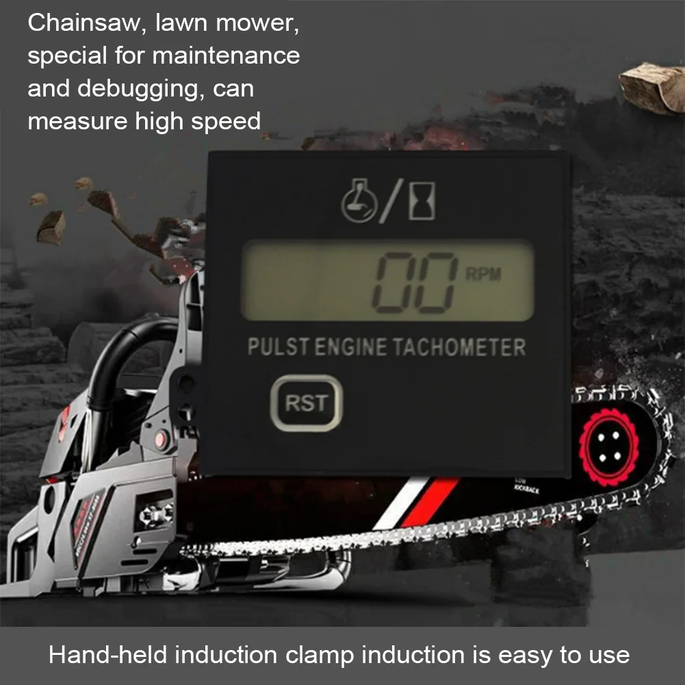 Motorcycle Chainsaw High Tachometer Gasoline Engine lawn Digital Display Inductive Pulse Speed Tachometer Lawn Mower Tachometer
Motorcycle Chainsaw High Tachometer Gasoline Engine lawn Digital Display Inductive Pulse Speed Tachometer Lawn Mower Tachometer