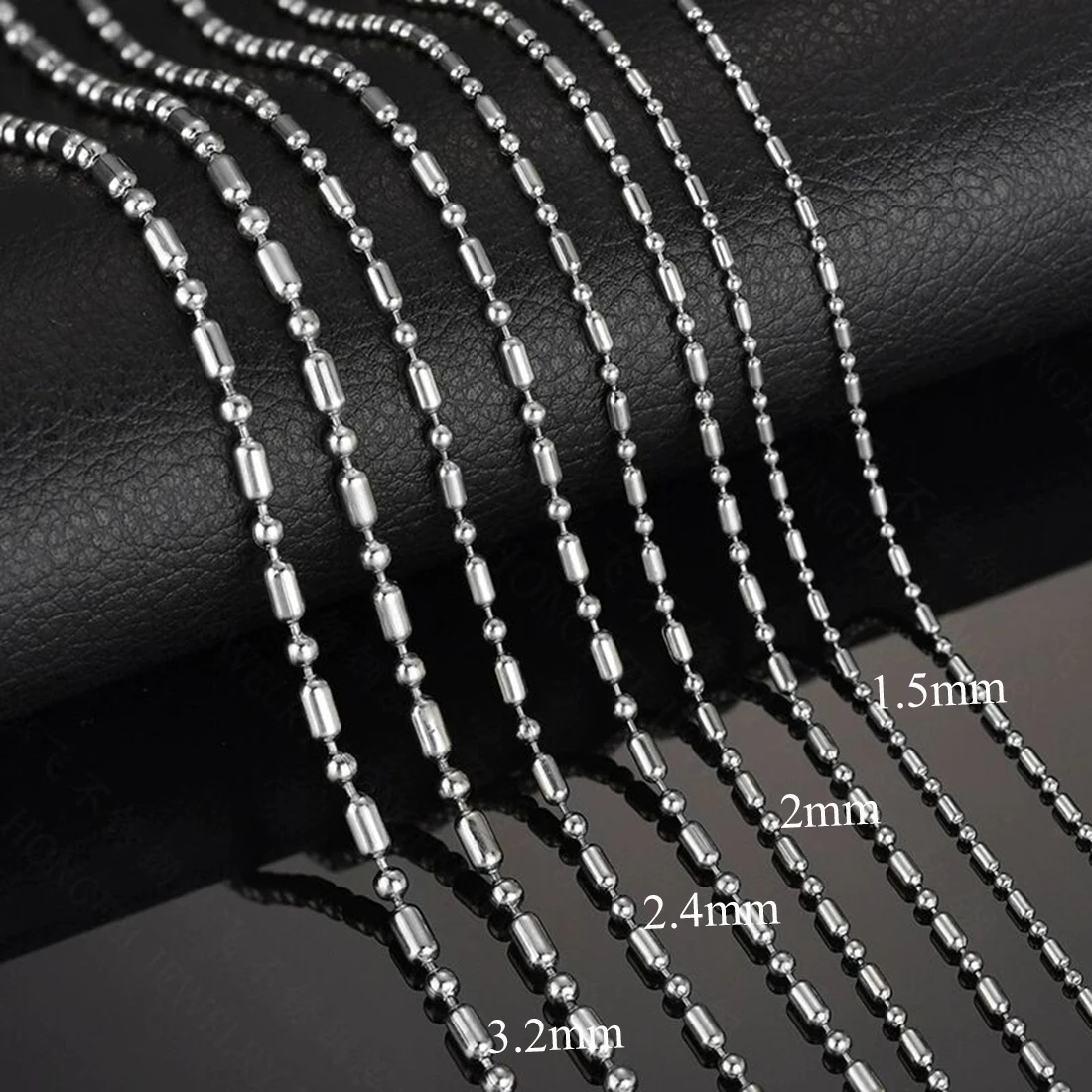 10/20/50/100pcs/Lot Wholesale Bulk Stainless Steel Mens Womens Silver Bead Ball Chain Link Necklace DIY Jewelry Findings HotSale 
10/20/50/100pcs/Lot Wholesale Bulk Stainless Steel Mens Womens Silver Bead Ball Chain Link Necklace DIY Jewelry Findings HotSale