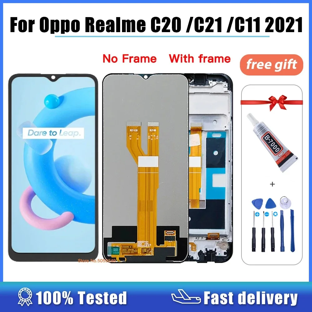 Original 6.5" For Realme C21 RMX3201 LCD Display Touch Screen Digitizer Assembly Replacement For Oppo Realme C20 RMX3063 RMX3061
Original 6.5" For Realme C21 RMX3201 LCD Display Touch Screen Digitizer Assembly Replacement For Oppo Realme C20 RMX3063 RMX3061