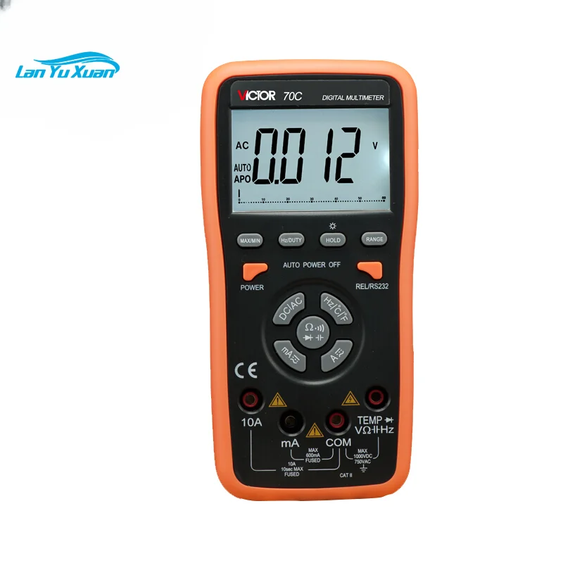 Shengli Instrument Intelligent Digital Multimeter Automatic Range Multimeter VC70C with USB Interface
Shengli Instrument Intelligent Digital Multimeter Automatic Range Multimeter VC70C with USB Interface