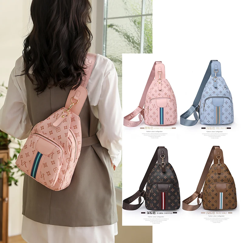 Women's Chest Pack Bag Fashion Sports Shoulder Waist Bags For Women Pu Leather Zipper Buckle Messenger Bag Phone Bag 2023 
Women's Chest Pack Bag Fashion Sports Shoulder Waist Bags For Women Pu Leather Zipper Buckle Messenger Bag Phone Bag 2023
