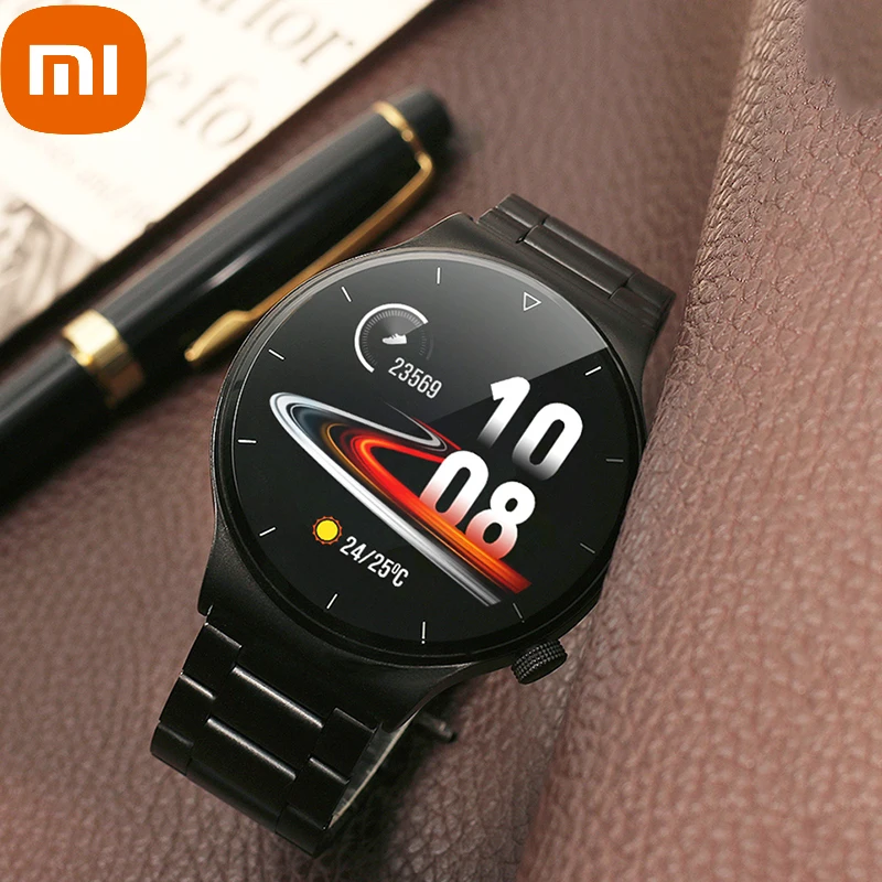Xiaomi Full Circle Touch Screen Mens Smart Watches IP68 Waterproof Sports Fitness Tracker Watch Man Luxury Smart Watch Men
Xiaomi Full Circle Touch Screen Mens Smart Watches IP68 Waterproof Sports Fitness Tracker Watch Man Luxury Smart Watch Men