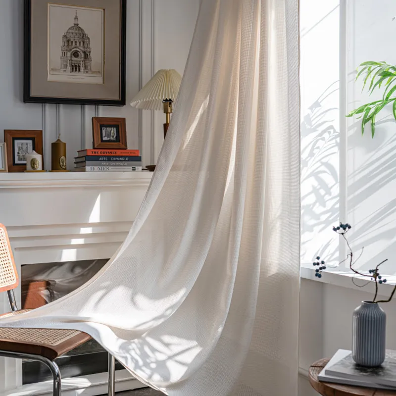 Cotton Linen Cream Curtain for Living Room Bedroom Semi Sheer Drapes Light Filtering Boho Window Curtain cortinas elegantes
Cotton Linen Cream Curtain for Living Room Bedroom Semi Sheer Drapes Light Filtering Boho Window Curtain cortinas elegantes