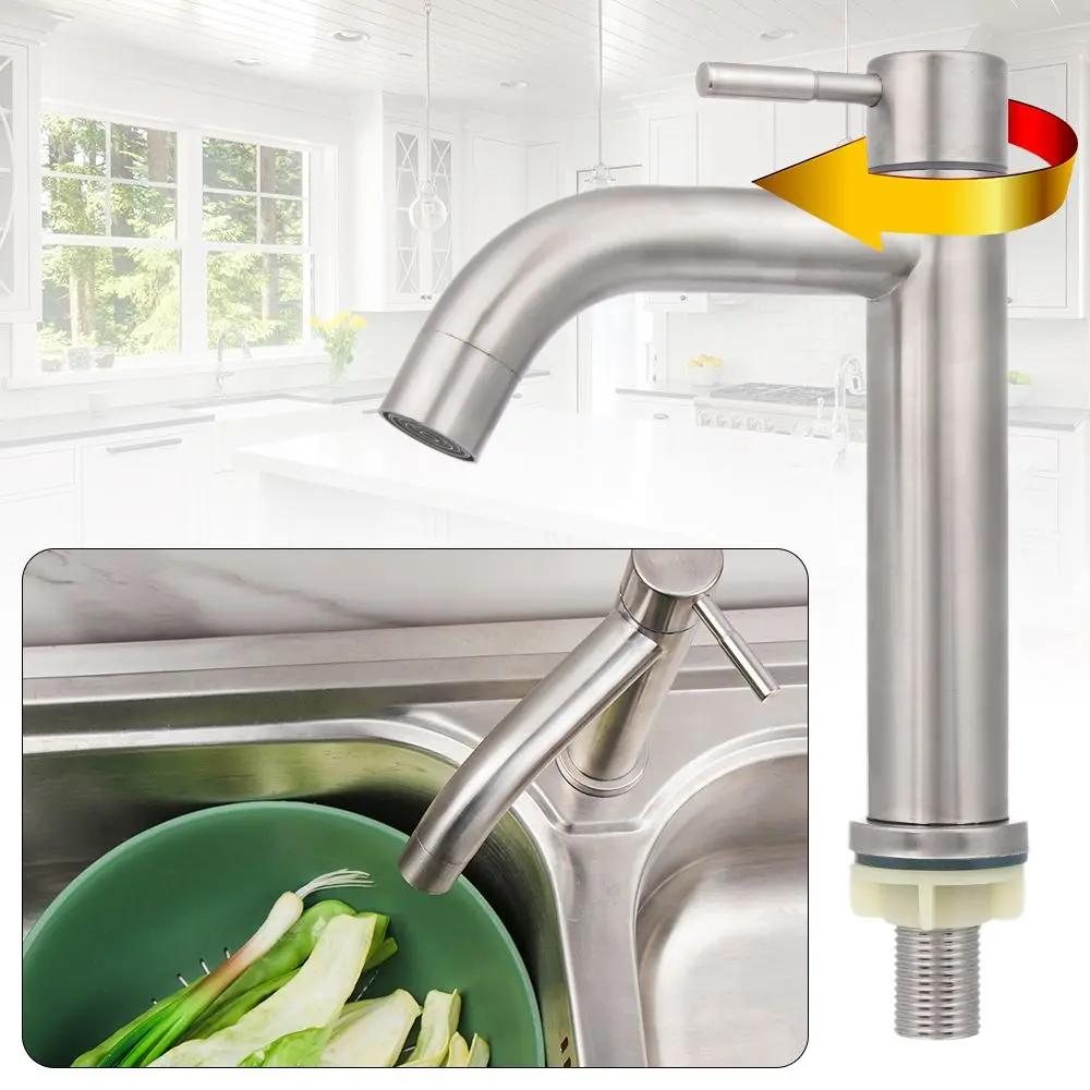 Universal Stainless Steel Hot And Cold Water Basin Faucet Bathroom Basin Faucet Silvery Simple Faucet Kitchen Bathroom Water Tap
Universal Stainless Steel Hot And Cold Water Basin Faucet Bathroom Basin Faucet Silvery Simple Faucet Kitchen Bathroom Water Tap