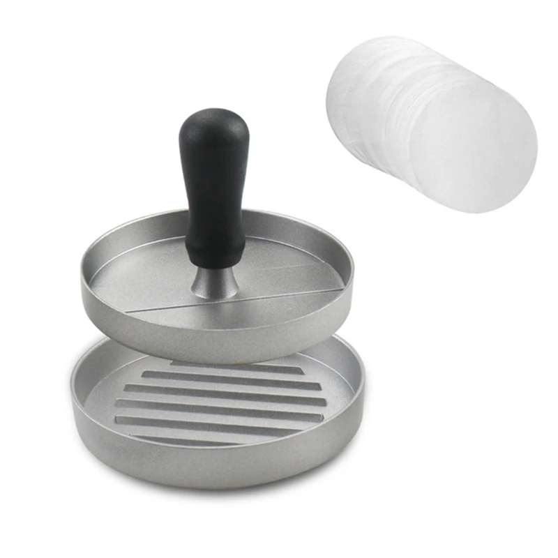 High Quality Round Shape Hamburger Press Aluminum Alloy Hamburger Meat Beef Grill Burger Press Kitchen Food Mold
High Quality Round Shape Hamburger Press Aluminum Alloy Hamburger Meat Beef Grill Burger Press Kitchen Food Mold