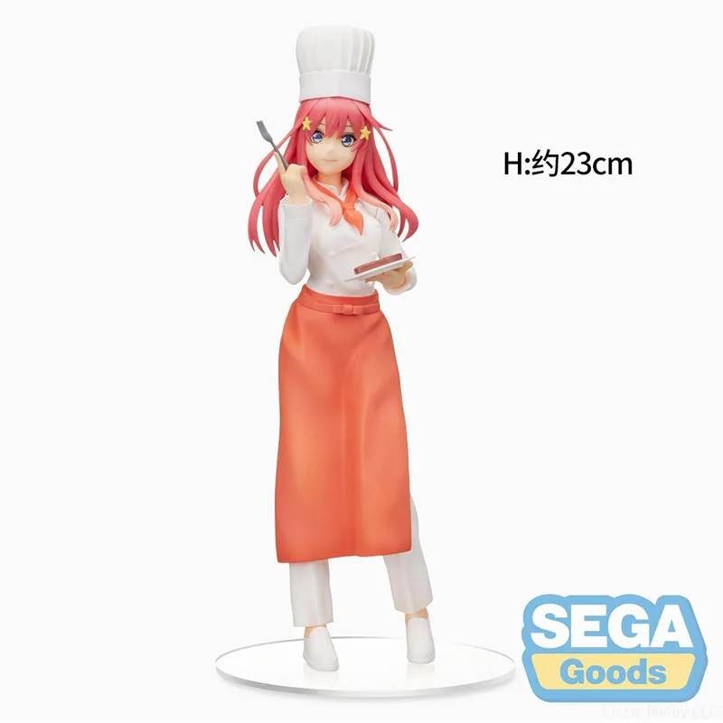 Оригинальный шеф-повар SEGA Nakano Itsuki Ver. Фигурка из оригинального аниме «квинтуплет», фигурка куклы, модель, коллекционный подарок
Оригинальный шеф-повар SEGA Nakano Itsuki Ver. Фигурка из оригинального аниме «квинтуплет», фигурка куклы, модель, коллекционный подарок