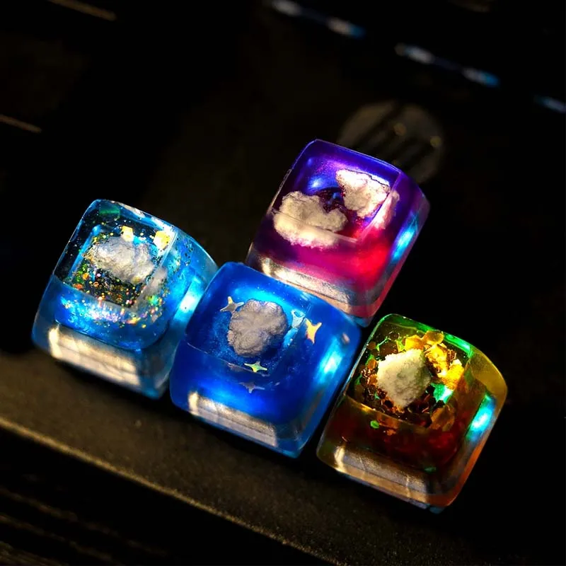 Hand Gift Customized Cloud Key Cap Glue Drip Resin Mechanical Keyboard RGB Backlight Cross Shaft Key Cap
Hand Gift Customized Cloud Key Cap Glue Drip Resin Mechanical Keyboard RGB Backlight Cross Shaft Key Cap
