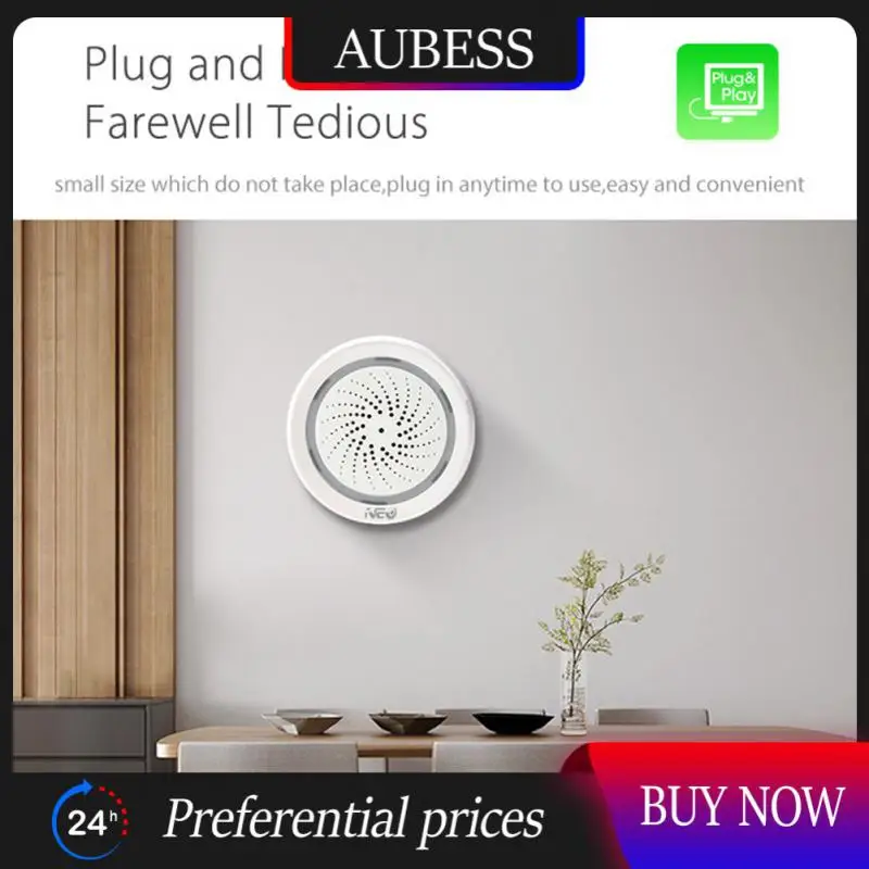 App Remote Siren Usb Power Tuya Temperature Sensor Mini Wireless Smart Detector Siren Alarm Smart Home 2 In 1 Wifi 120 Db
App Remote Siren Usb Power Tuya Temperature Sensor Mini Wireless Smart Detector Siren Alarm Smart Home 2 In 1 Wifi 120 Db