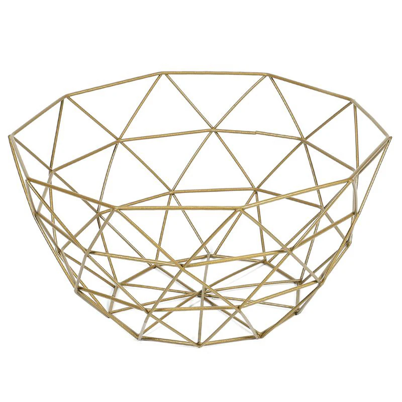New Nordic Storage Baskets Gold Metal Art Snacks Candy Fruit Basket For Living Room Desktop Kitchen Organizer Basket
New Nordic Storage Baskets Gold Metal Art Snacks Candy Fruit Basket For Living Room Desktop Kitchen Organizer Basket