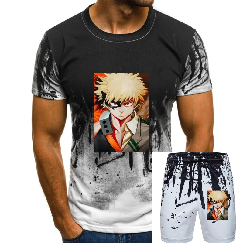 Футболка Bakugou Katsuki с рисунком аниме, черная, темно-синяя футболка, футболка большого размера
Футболка Bakugou Katsuki с рисунком аниме, черная, темно-синяя футболка, футболка большого размера