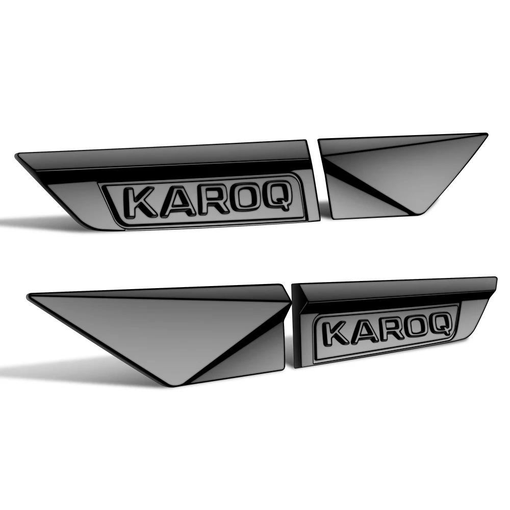 4 шт., логотип KAROQ, боковая наклейка KAROQ, наклейка на дверь автомобиля, крыло для SKODA KAROQ, наклейка на SKODA, цвет глянцевый черный
4 шт., логотип KAROQ, боковая наклейка KAROQ, наклейка на дверь автомобиля, крыло для SKODA KAROQ, наклейка на SKODA, цвет глянцевый черный