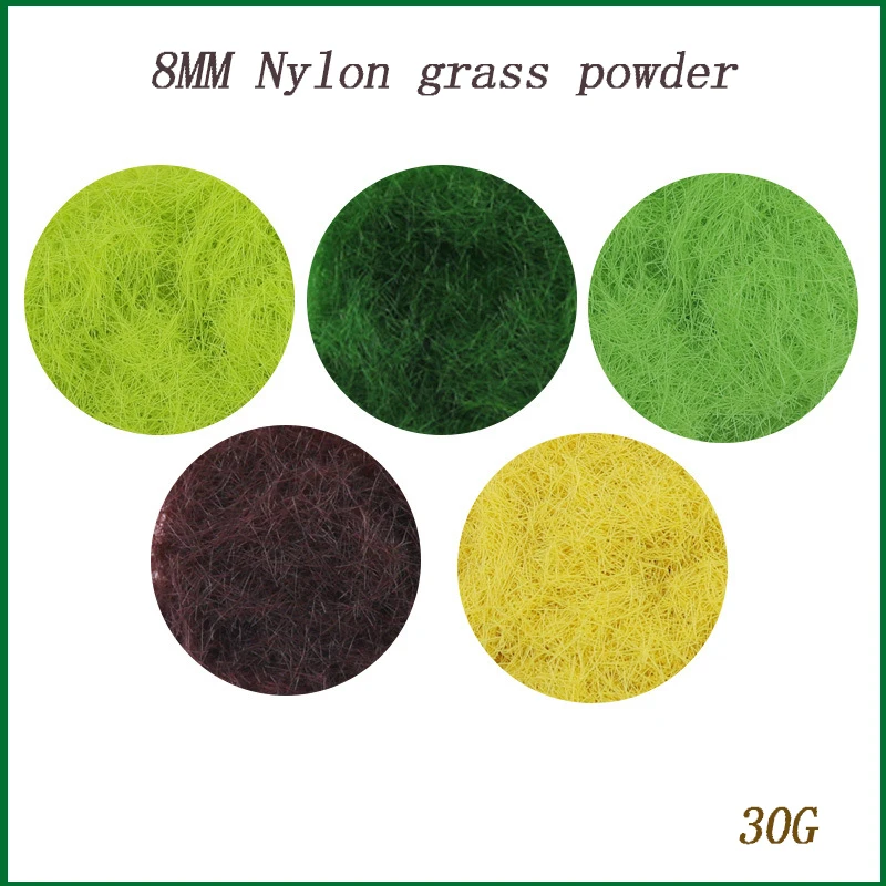 Simulation 8MM Nylon Grass Powder Materials For Diy Sand Table Garden Street Ground Lawn Scene Layout Diorama Kits 30G
Simulation 8MM Nylon Grass Powder Materials For Diy Sand Table Garden Street Ground Lawn Scene Layout Diorama Kits 30G