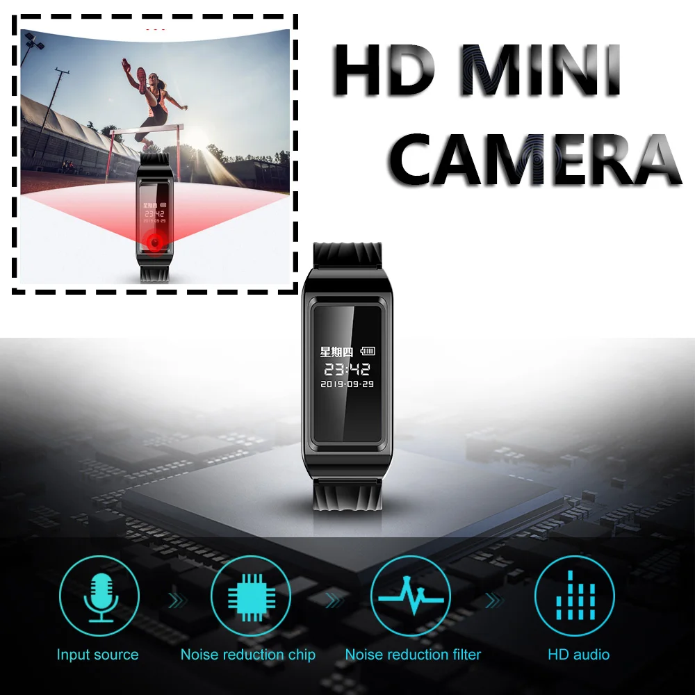 1080P умные часы, видеокамера D6 HD мини-камера, Цифровая микро-камера с движением, бизнес-браслет, аудио, видео рекордер, камера безопасности
1080P умные часы, видеокамера D6 HD мини-камера, Цифровая микро-камера с движением, бизнес-браслет, аудио, видео рекордер, камера безопасности