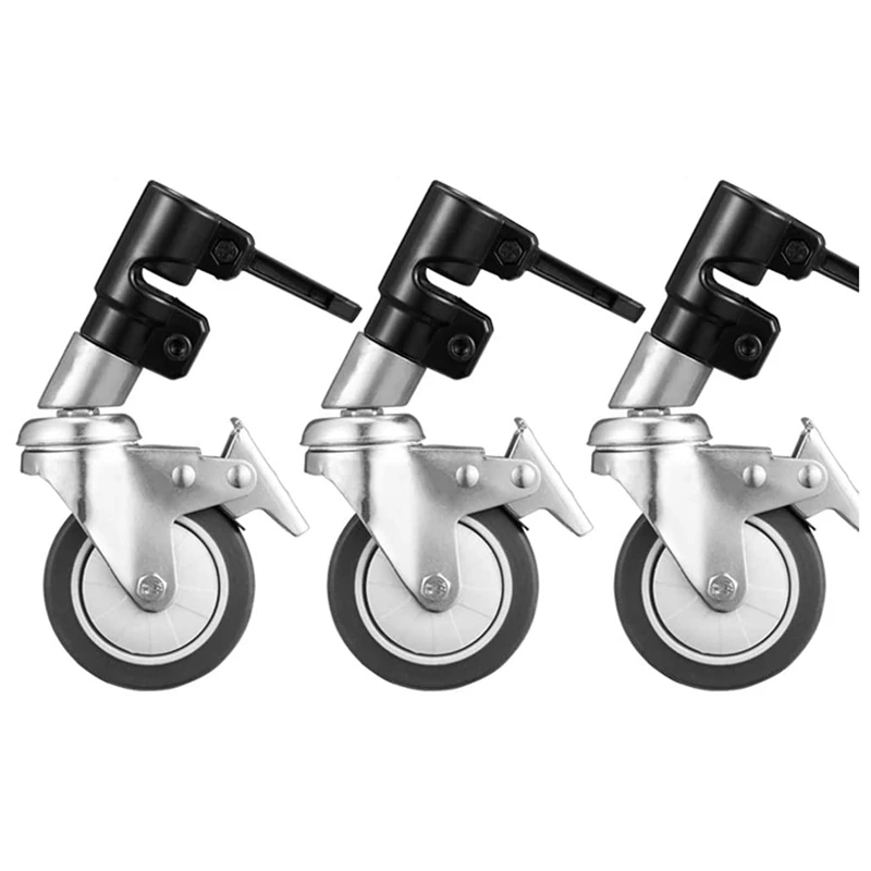 C-Stand Swivel Caster Wheel Set,25MM Diameter For Photography Century Foldable Light Stand Tripod Magic Leg 3Pcs
C-Stand Swivel Caster Wheel Set,25MM Diameter For Photography Century Foldable Light Stand Tripod Magic Leg 3Pcs