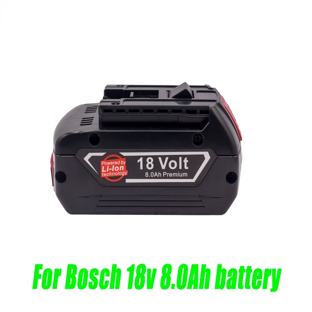18V Power Tool Battery 8Ah Compatible with BAT609 610 618619 Suitable for Original Bosch Advanced Battery Capacity and Long Life
18V Power Tool Battery 8Ah Compatible with BAT609 610 618619 Suitable for Original Bosch Advanced Battery Capacity and Long Life