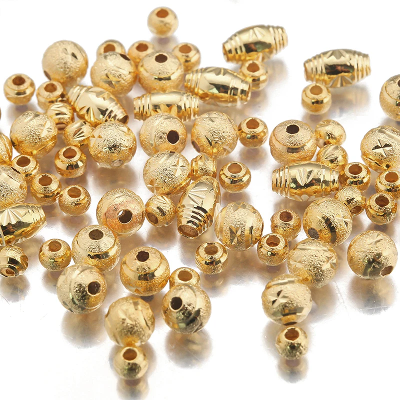 10Pcs 18K Gold Plated Striped Cut Flower Beads 1.2mm 2mm Hole Loose Beads For Diy Jewelry Necklace Bracelet Making Supplies
10Pcs 18K Gold Plated Striped Cut Flower Beads 1.2mm 2mm Hole Loose Beads For Diy Jewelry Necklace Bracelet Making Supplies