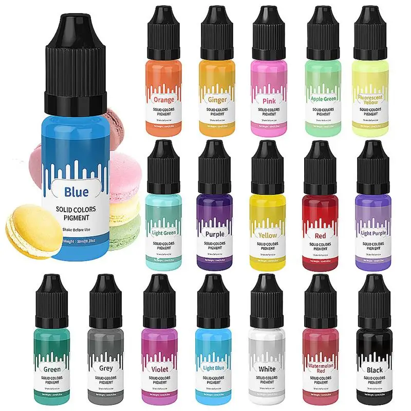 10ml Solid Color Resin Pigment Liquid Colorant Dye DIY Epoxy Resin Jewelry Making Supplies Epoxy Color Pigment Crafts Making Dye 
10ml Solid Color Resin Pigment Liquid Colorant Dye DIY Epoxy Resin Jewelry Making Supplies Epoxy Color Pigment Crafts Making Dye