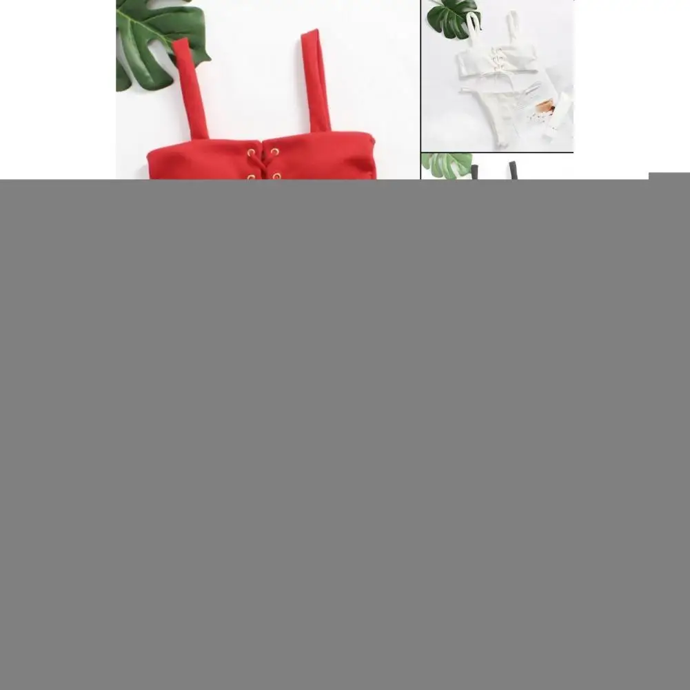 Bathing Suit Anti-fading Charming Nice-looking Two-piece Comfortable Bikini
Bathing Suit Anti-fading Charming Nice-looking Two-piece Comfortable Bikini