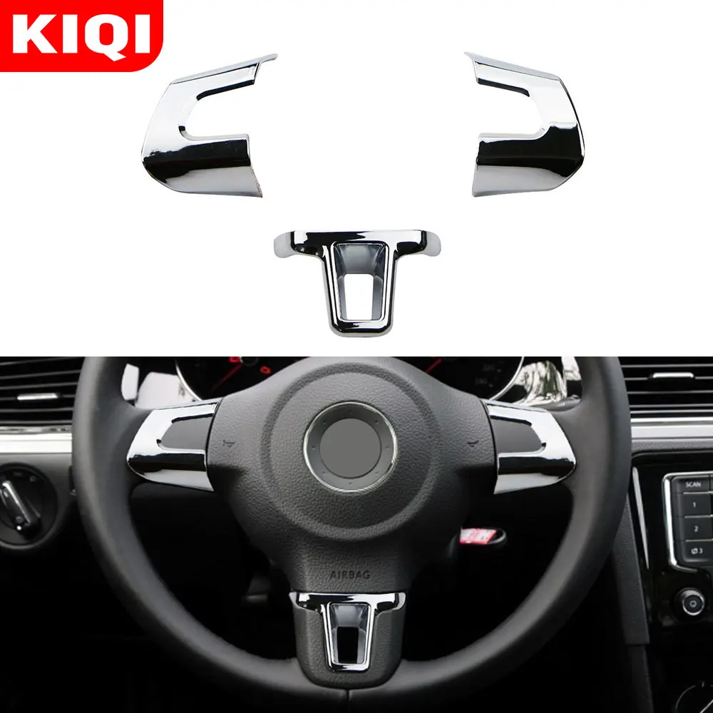 ABS Chrome for Volkswagen VW Golf 6 MK6 Polo Jetta MK5 2011 2012 2013 Polo Bora Steering Wheel Chrome Trim Sequins Cover Sticker
ABS Chrome for Volkswagen VW Golf 6 MK6 Polo Jetta MK5 2011 2012 2013 Polo Bora Steering Wheel Chrome Trim Sequins Cover Sticker