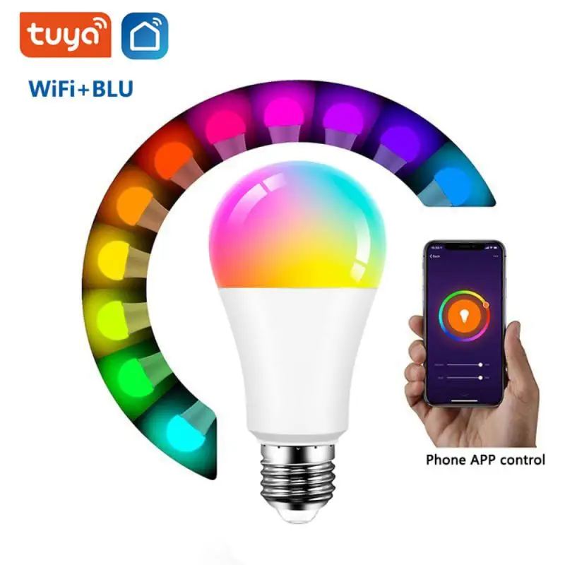 Умная Светодиодная лампа E27 с поддержкой Bluetooth и Wi-Fi, 9 Вт, 220-240 В
Умная Светодиодная лампа E27 с поддержкой Bluetooth и Wi-Fi, 9 Вт, 220-240 В