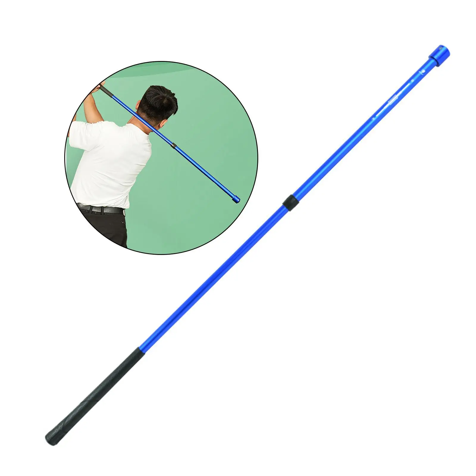 

Golf Swing Trainer Aid Adjustable Warm up Stick Equipment Training Position Correction for Speed Strength Unisex Improved Tempo