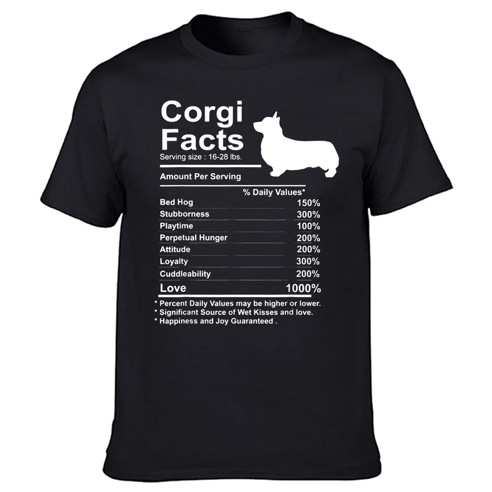 Funny Corgi Facts Nutrition Gift T Shirts Graphic Streetwear Short Sleeve Birthday Gifts Summer Style Dog Lover Pet T-shirt
Funny Corgi Facts Nutrition Gift T Shirts Graphic Streetwear Short Sleeve Birthday Gifts Summer Style Dog Lover Pet T-shirt