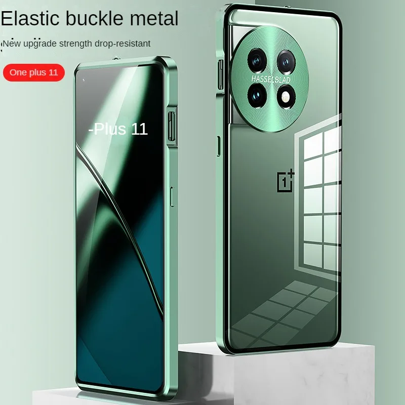 Aluminium Alloy Metal Frame Bumper + Tempered Glass Back Cover For OnePlus 11 Camera Lens Protector Case Thin
Aluminium Alloy Metal Frame Bumper + Tempered Glass Back Cover For OnePlus 11 Camera Lens Protector Case Thin