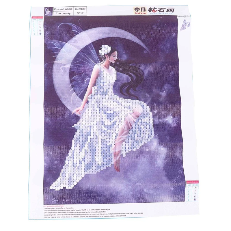 5D DIY Diamond Painting Kit Embroidery Cross Stitch Kit Arts Home Wall Decor Craft (Gray)
5D DIY Diamond Painting Kit Embroidery Cross Stitch Kit Arts Home Wall Decor Craft (Gray)